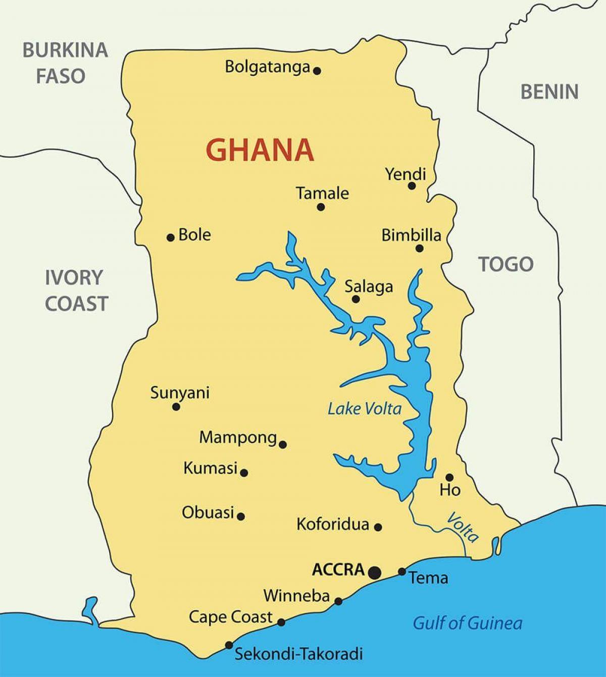 ghana mapa hiri