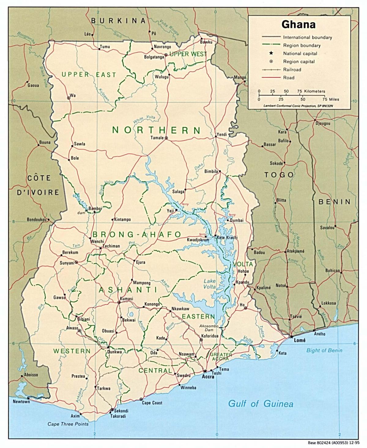 ghana mapa hiri eta herrietan