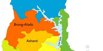 Mapa ghana erakutsiz eskualde